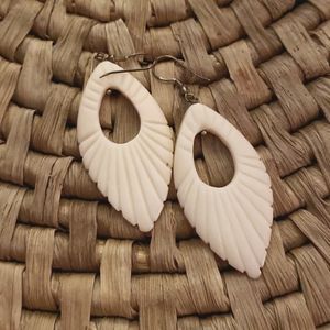 Noonday Carved Plume Earrings
